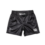STRETCH SATIN SHORT LENGTH ACTIVE SHORTS w / POCKET