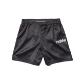 STRETCH SATIN SHORT LENGTH ACTIVE SHORTS w / POCKET